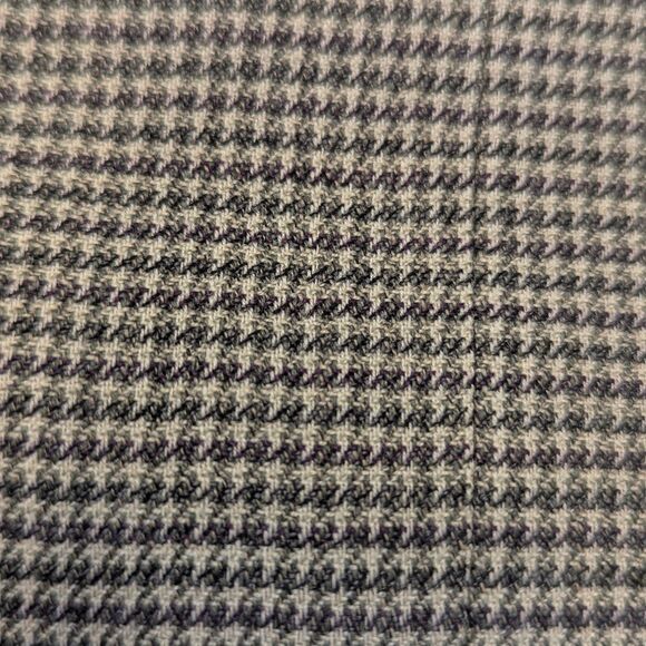 Oscar De La Renta Blazer Jacket Men's 40L houndstooth Wool 3 Button Sport Coat - Picture 7 of 10